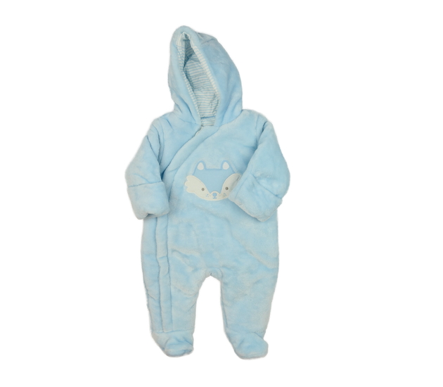 Modrý zimní overal s liškou Mothercare