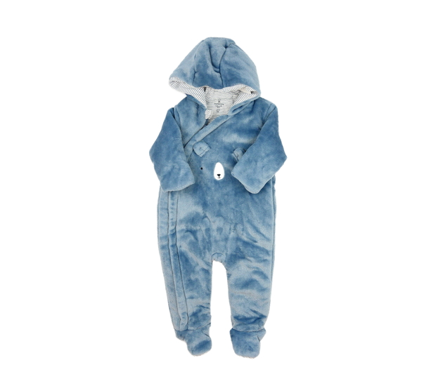 Nový modrý zimní overal s čumáčkem Mothercare