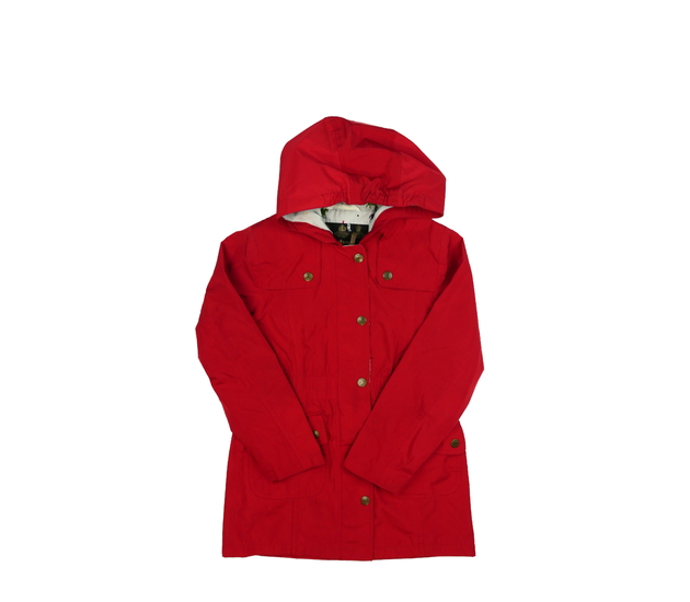 Červený přechodový kabát Barbour 