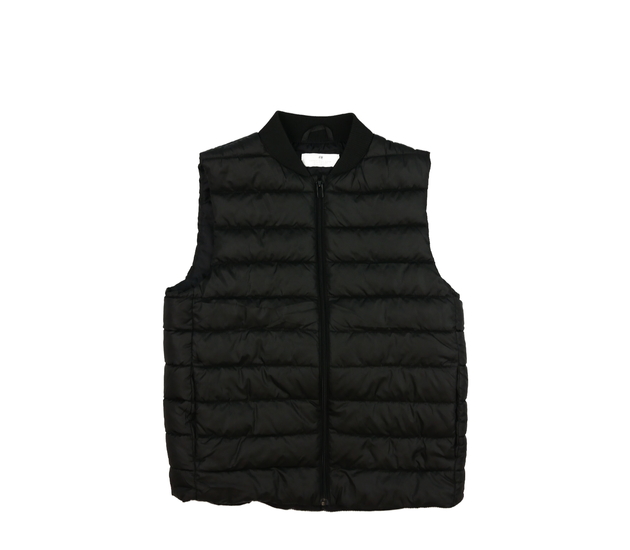 Černá prošívaná vesta H&M