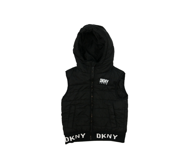 Černá prošívaná vesta DKNY 