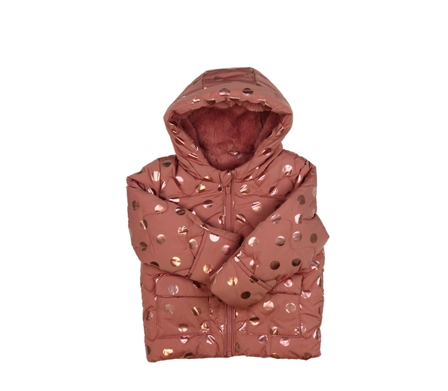 Starorůžová prošívaná zimní bunda George