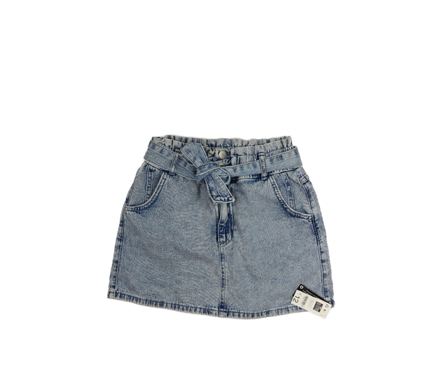 Nová modrá melírovaná riflová sukně