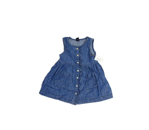 Nové tmavomodré šaty s volánky a kalhotkami Gap