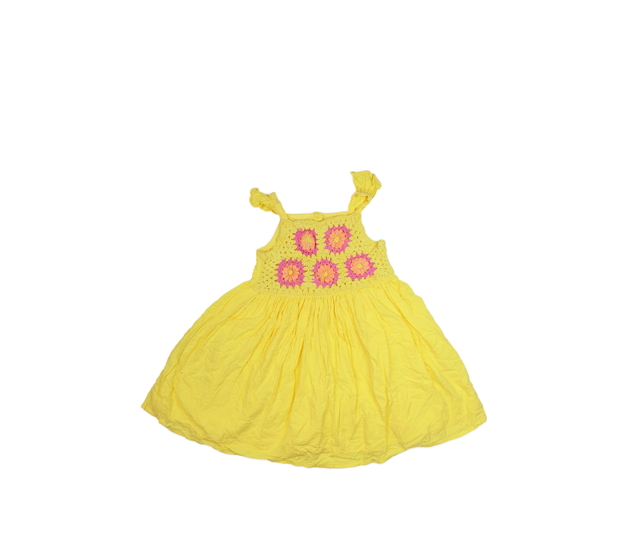 Žluté letní květinové šaty Primark