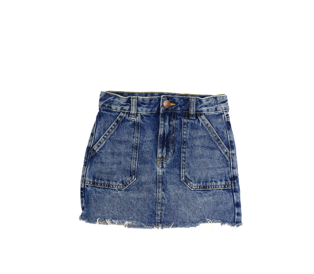 Modrá melírovaná riflová sukně George