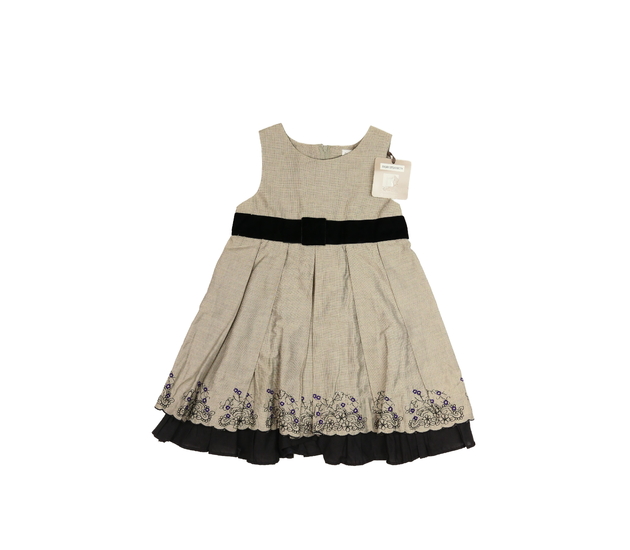 Nové hnědé společenské šaty 