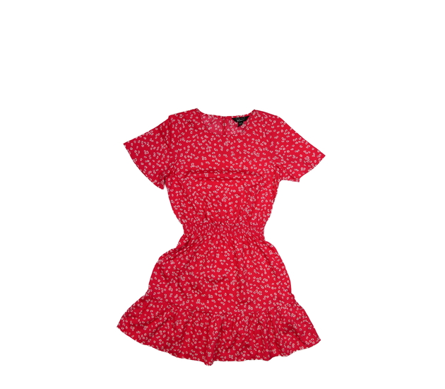 Červené vzdušné letní šaty New Look