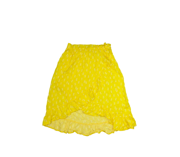 Neonově žlutá sukně s ananasy H&M