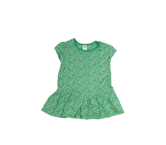 Zelené květinové šaty