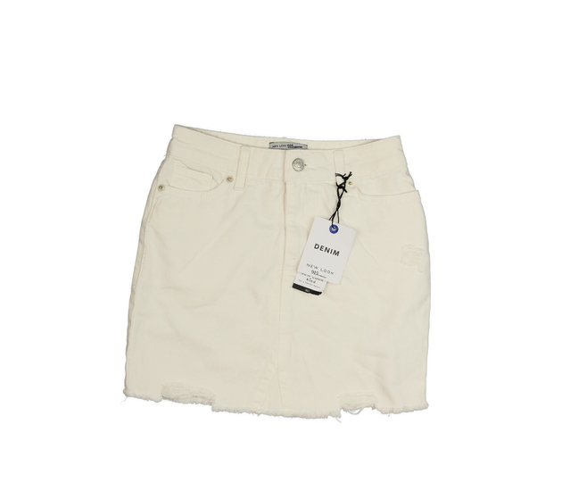 Nová bílá riflová sukně New Look