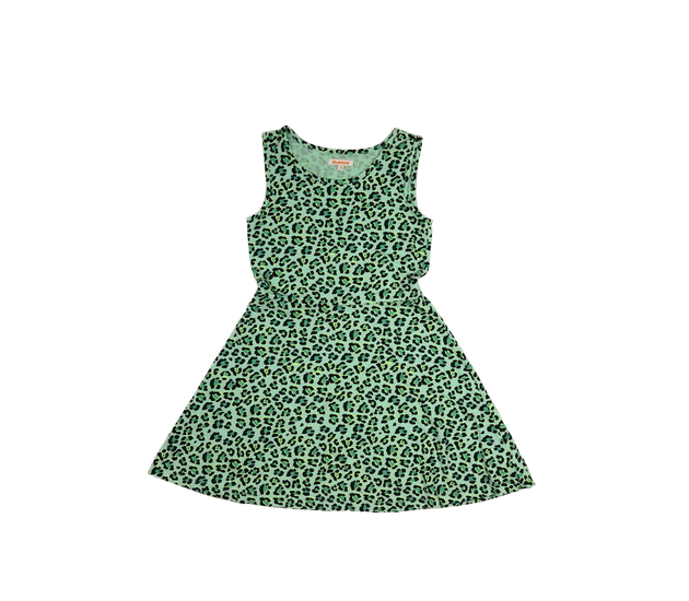 Mentolové vzorované šaty Bluezoo