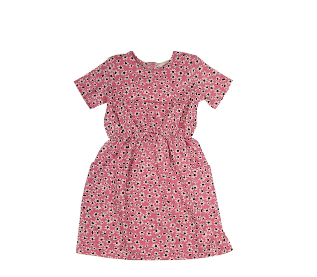 Krásné růžové květinové šaty Primark