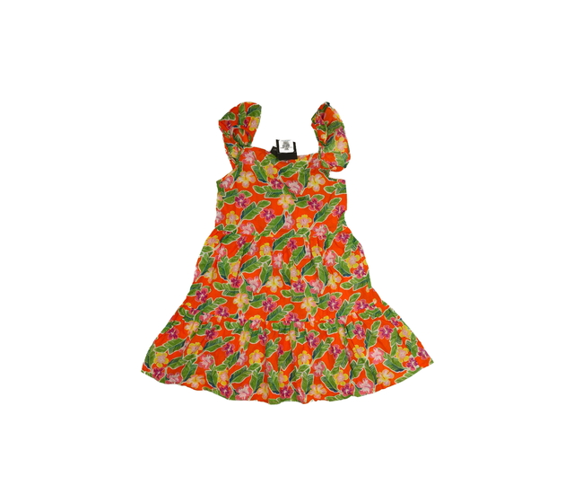 Nové oranžové šaty s listy Primark