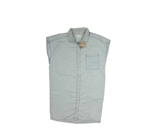 Nové světle modré košilové šaty Next