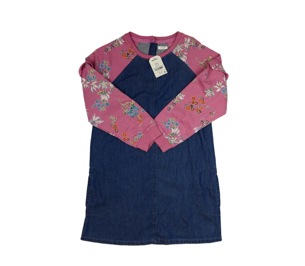 Nové mikinové šaty s květinami Next