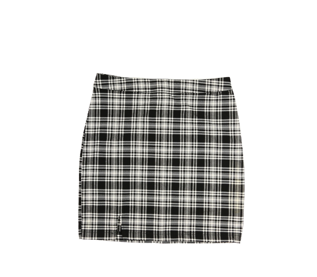 Šedobílá pouzdrová sukně vel. 170 New Look