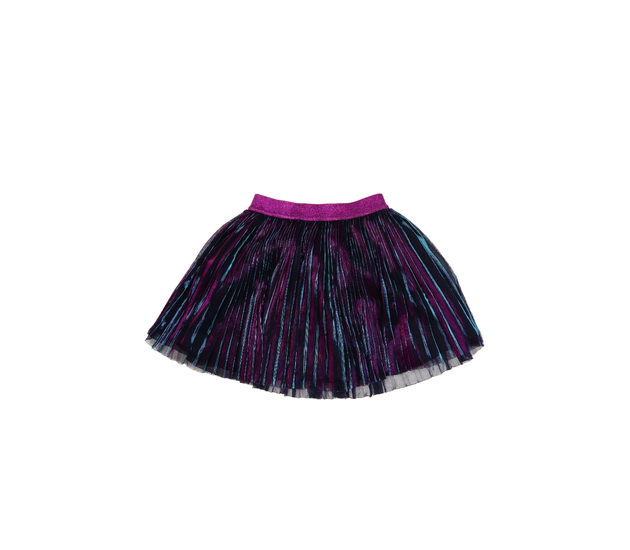Fialovomodrá tylová lesklá sukně George