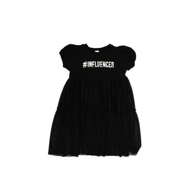 Černé šaty s bohatou sukní River Island