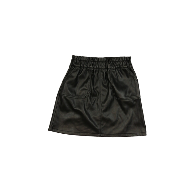 Černá koženková sukně Primark