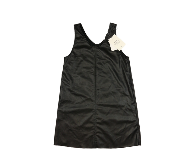 Nové černé koženkové šaty H&M