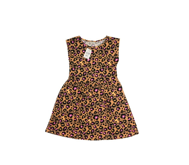 Nové hnědé vzorované šaty 