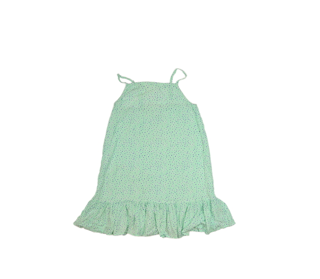 Zelené květinové lehké šaty