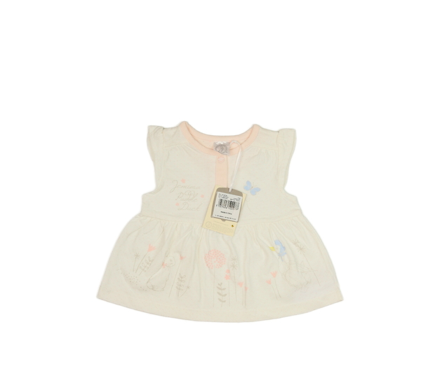 Nové krémové krátké šatičky Tu