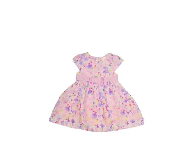 Světlé společenské květinové šaty 