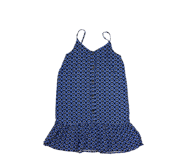 Nové modré lehké květinové šaty Primark