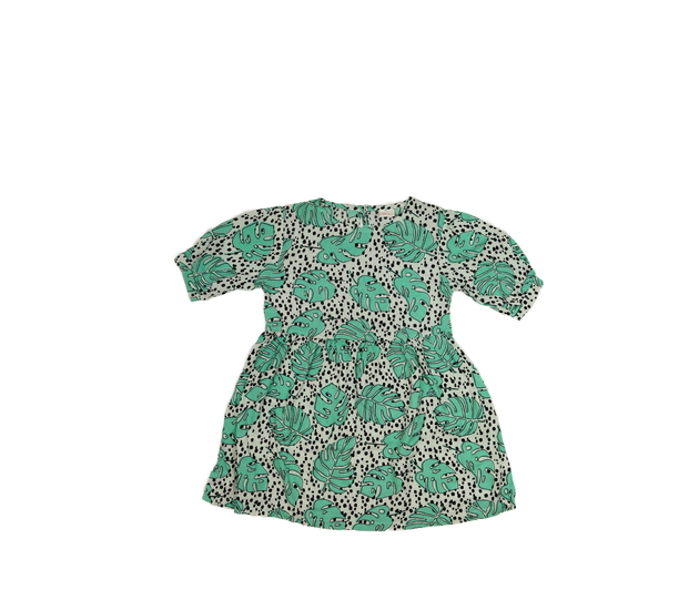 Světlé šaty se zelenými listy Next