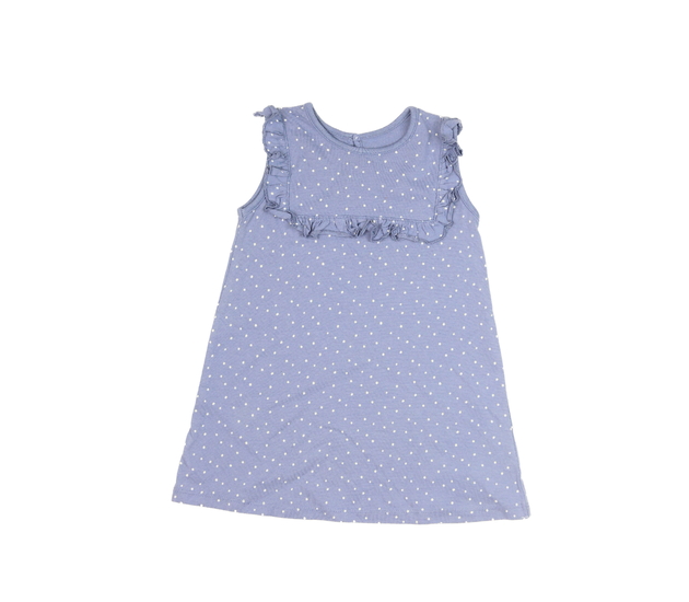 Modré šaty s volánky a kolečky George