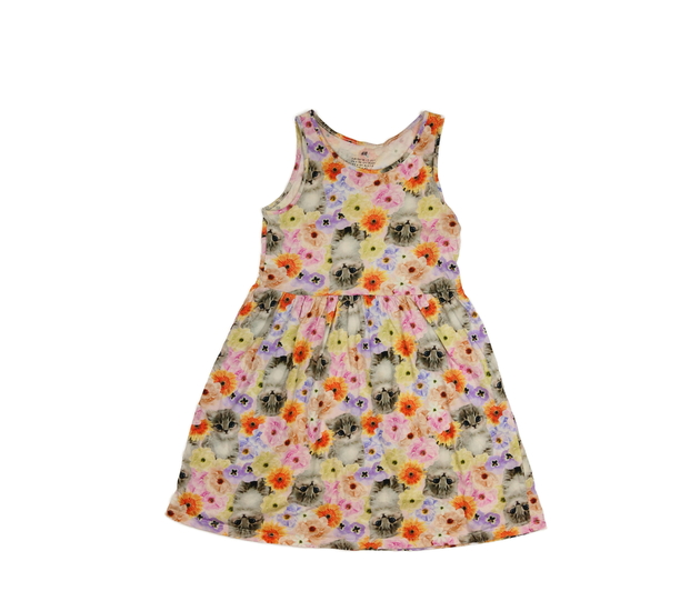 Květinové šaty s kočičkami H&M