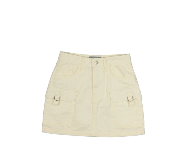 Krémová riflová sukně New Look