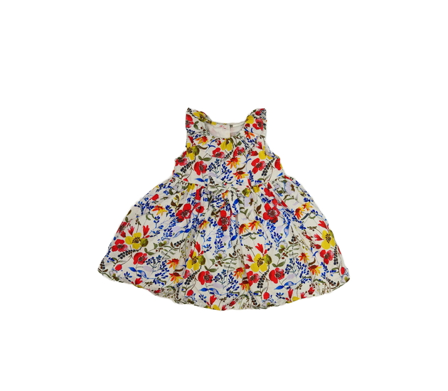 Společenské světlé květinové šaty Next