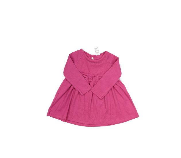 Jednobarevné žebrované šaty 