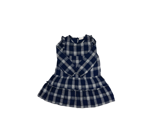 Modré kostkované šaty Fatface