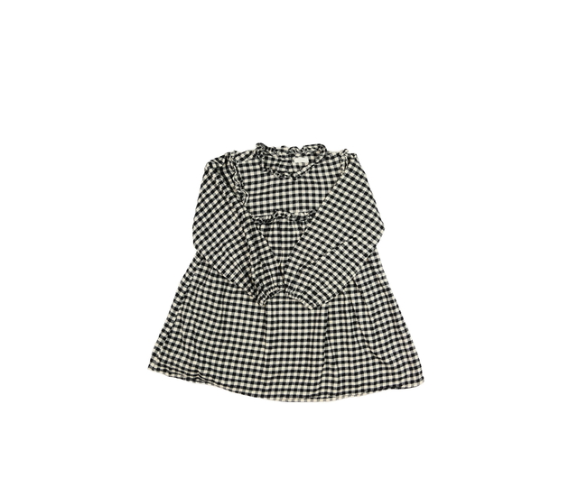 Kostkované bílo-černé společenské šaty Next