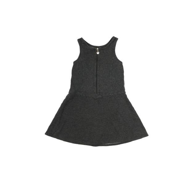 Tmavě šedé šaty se srdíčkem na zipu F&F