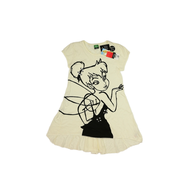 Nové krémové lehké šaty Zvonilka Disney George