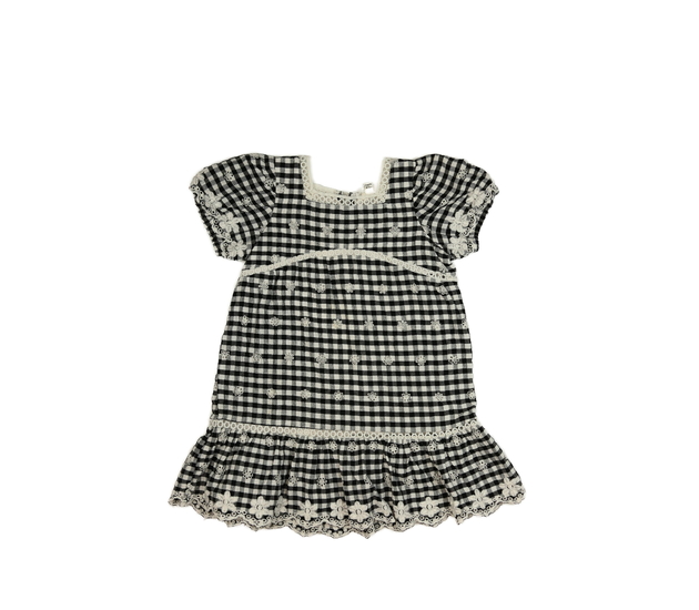 Kostkované černo-bílé šaty River Island