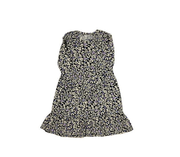 Černé šaty s barevnými vzory Primark