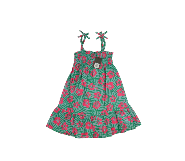 Nové zelené květinové vzdušné šaty Primark