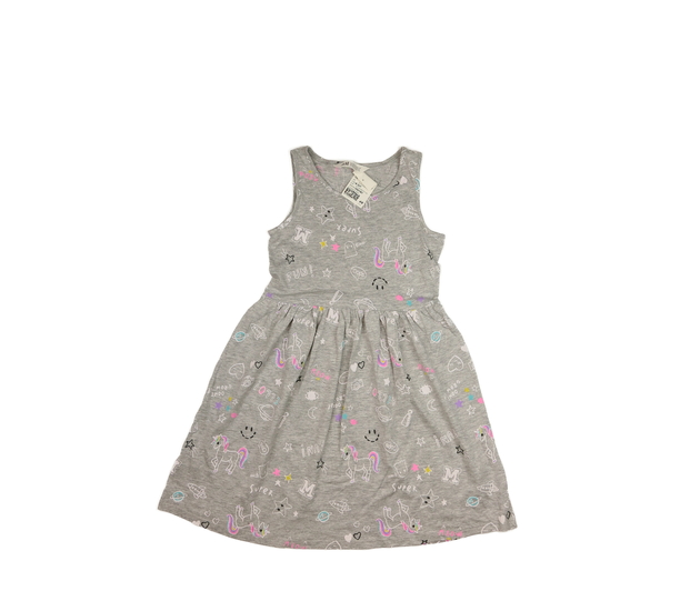 Nové šedé šaty s obrázky H&M