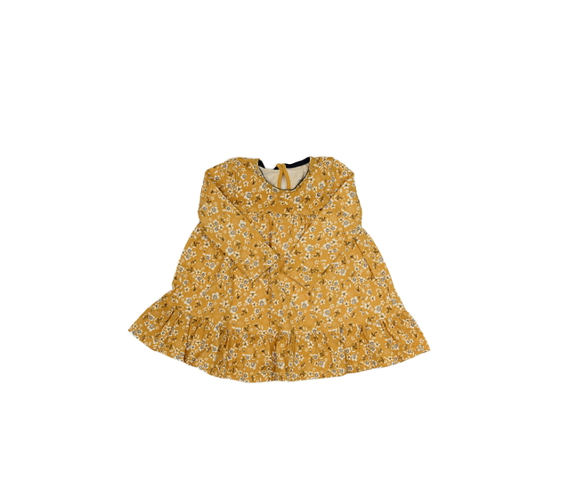 Hnědé květinové šaty F&F