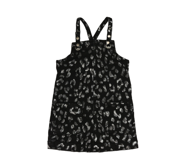 Černé riflové šaty se vzory George