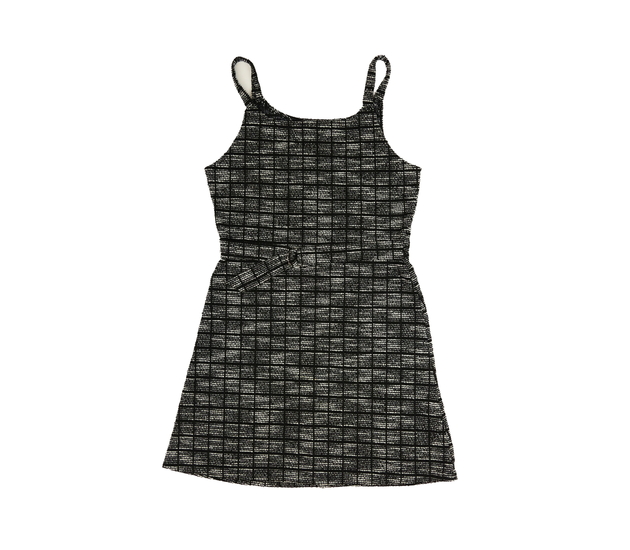 Černé kostkované šaty Primark