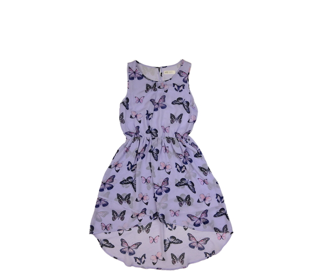 Nádherné vzdušné fialové motýlí šaty H&M