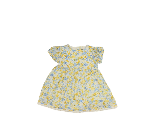 Světlé květinové společenské šaty F&F