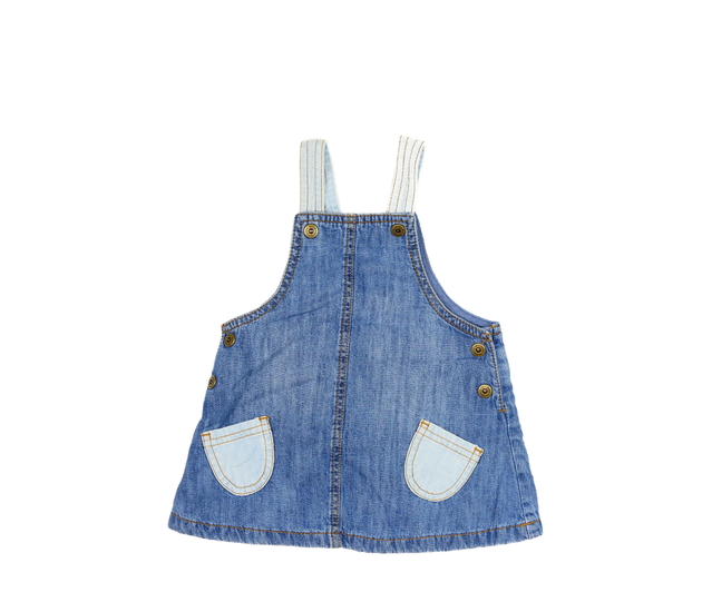 Modré riflové šaty s podšívkou Next